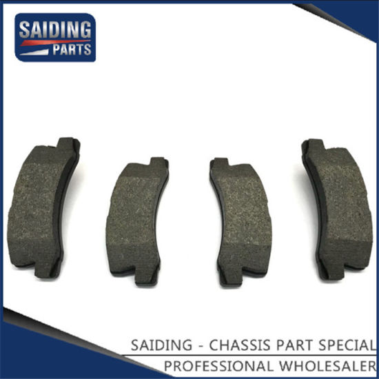 Pastilhas de freio semimetálicas de alta qualidade Saiding 04466-32050 Autopeças para Toyota Avensis